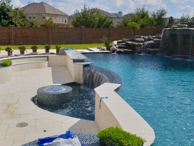 New Pool Spa and Cave Katy Texas